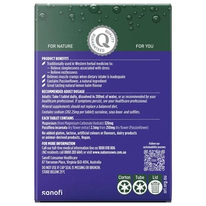 (PRE ORDER) Nature's Own Magnesium + Sleep Effervescent 60 Tablets shelf life 2yrs